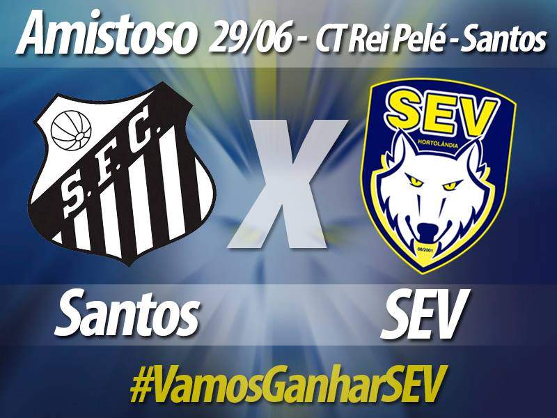 Amistoso Santos X SEV - 29/06/2013 - CT Rei Pele - Santos (SP)