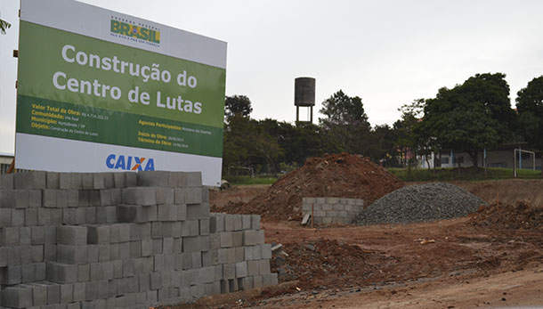 Construção Centro de Lutas - Vila Real - Hortolândia (SP) Construção Centro de Lutas - Vila Real - Hortolândia (SP)