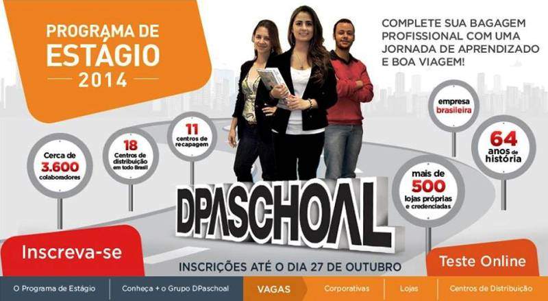 DPaschoal abre inscrição online para o programa de estágio em 2014 Programa de Estágio DPaschoal 2014