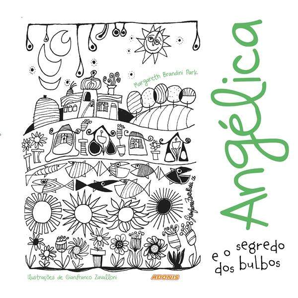 Angelica e o segredo dos bulbos - capa Angelica e o segredo dos bulbos - capa