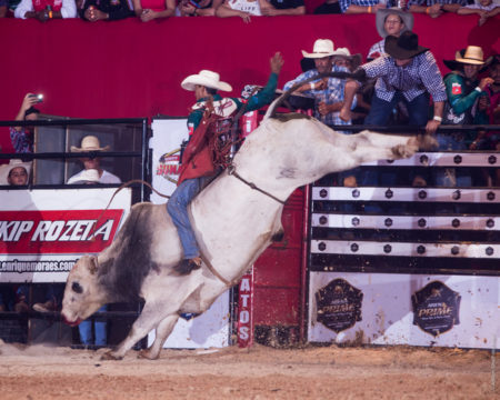 Romário Leite, campeão de montaria em touros  Crédito: Adilson Silva/VGCOM 