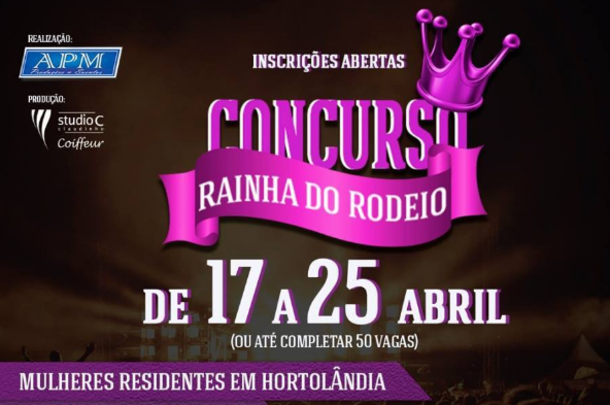 CONCURSO RAINHA DA FESTA DO PEÃO DE HORTOLÂNDIA 2017
