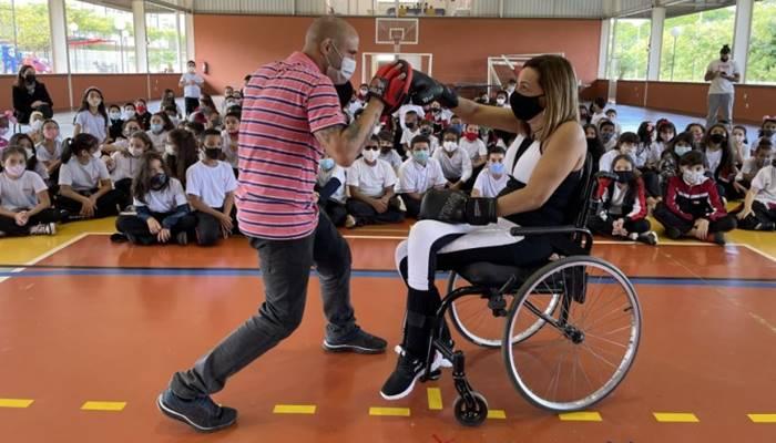 boxe adaptado para pessoas com deficiência