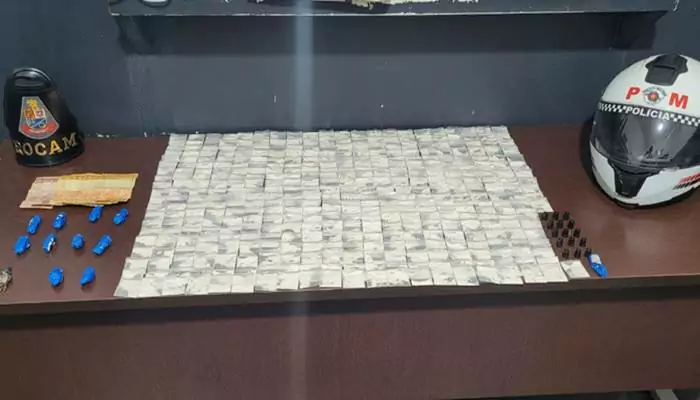 drogas e dinheiro em Hortolândia